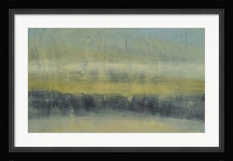 Framed Abstracted Skyline I Print