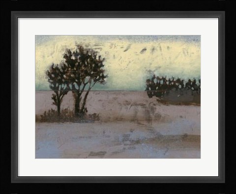 Framed Rustic Meadow I Print