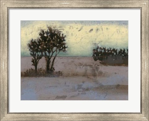 Framed Rustic Meadow I Print