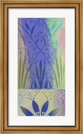 Framed Pastel Filigree II Print