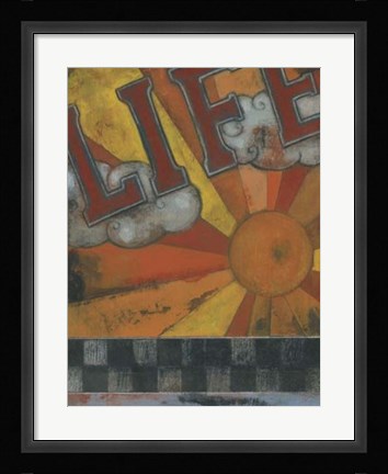 Framed Life Inspires Print