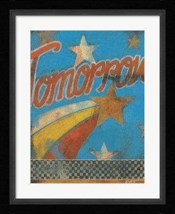 Framed Tomorrow Inspires Print