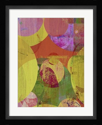 Framed Vibrant Ellipses II Print