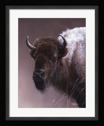 Framed American Icon- Buffalo Print