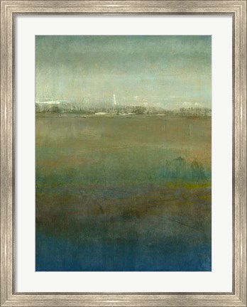 Framed Atmospheric Field I Print