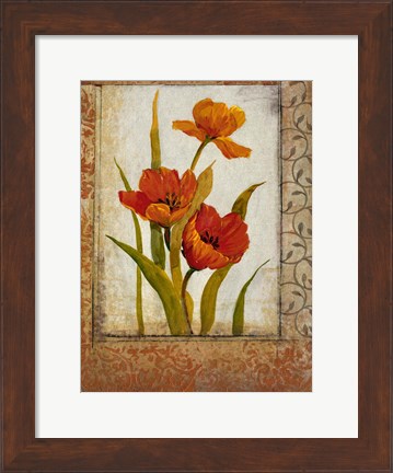 Framed Tulip Inset II Print
