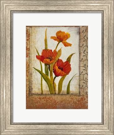 Framed Tulip Inset II Print