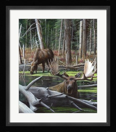 Framed At River's Edge I Print