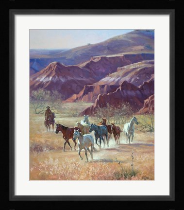 Framed River Breaks Bunch Print