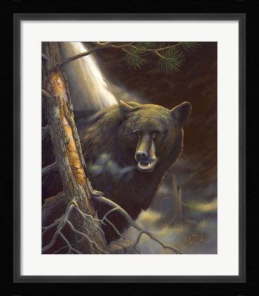 Framed Bear Portrait Print