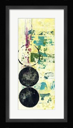 Framed Retro Textures II Print