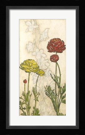 Framed Indian Summer Florals IV Print