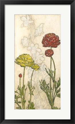 Framed Indian Summer Florals IV Print