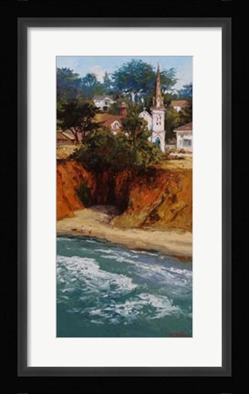 Framed Lyrical Village Print