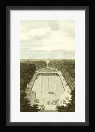 Framed Garden at Versailles II Print