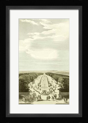 Framed Garden at Versailles III Print