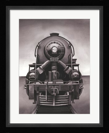 Framed Vintage Train Print