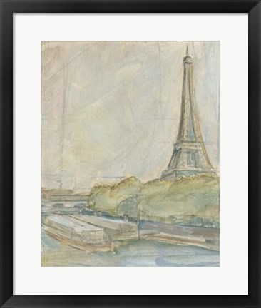 Framed View of Paris II Print