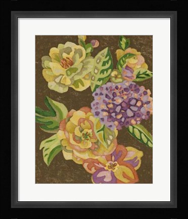 Framed Vintage Chintz IV Print