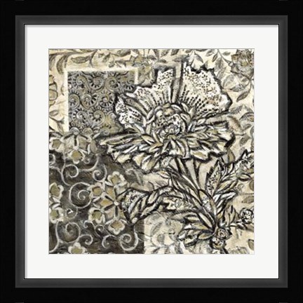 Framed Graphic Chintz III Print