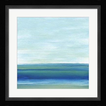 Framed At the Beach III Print