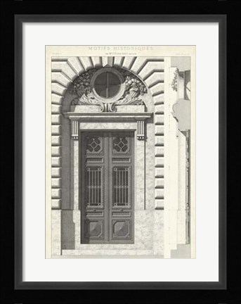 Framed Motifs Historiques I Print
