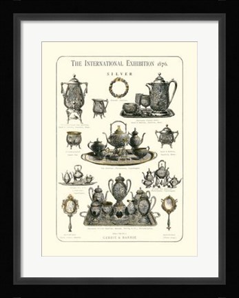 Framed Silver 1876 Print