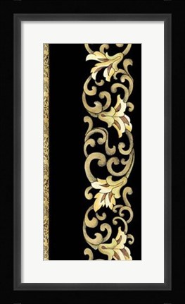 Framed Regal Adornment III Print