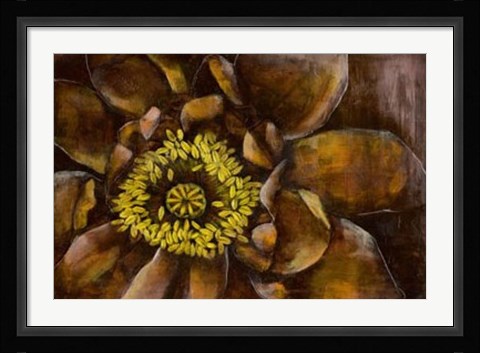 Framed Floral Illusion I Print