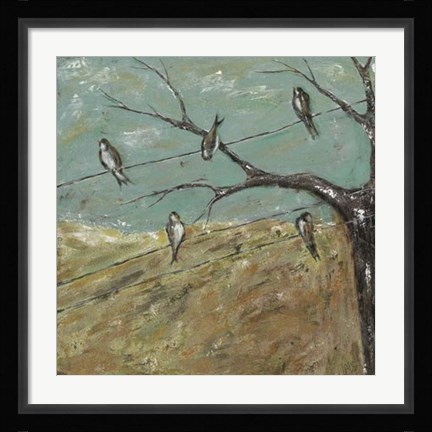 Framed Where One Or More Are Gathered Print