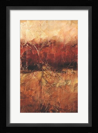 Framed Autumn Horizon I Print