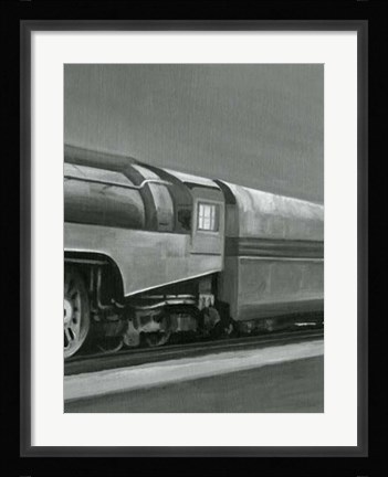 Framed Vintage Locomotive III Print