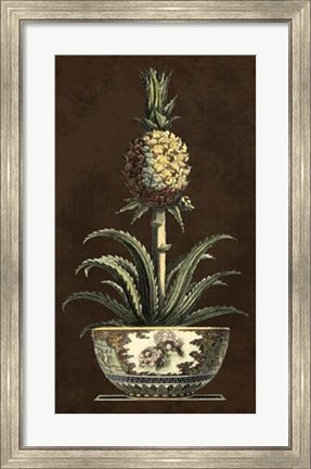 Framed Potted Pineapple II Print