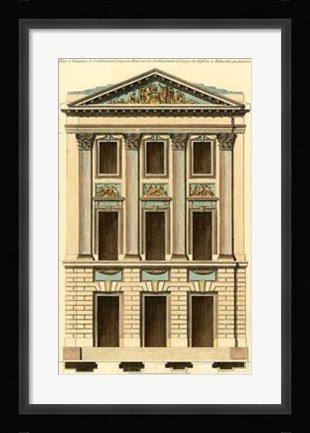 Framed Architectural Facade I Print