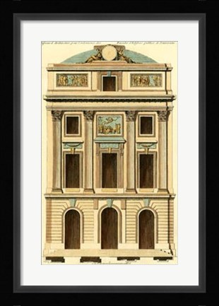 Framed Architectural Facade II Print