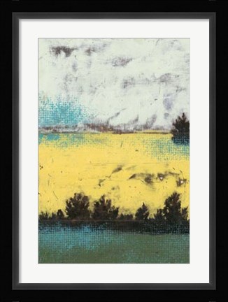 Framed Hedges I Print