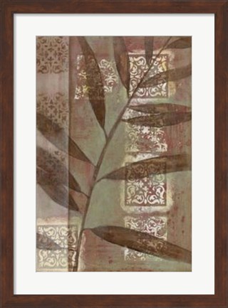 Framed Moroccan Palm I Print