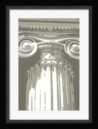 Framed Ionic Order Print