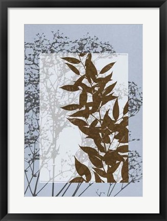 Framed Translucent Wildflowers VI Print