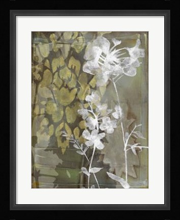 Framed Dusty Garden I Print
