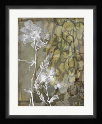 Framed Dusty Garden II Print