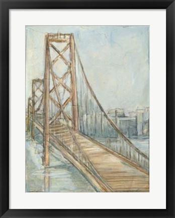 Framed Metropolitan Bridge I Print