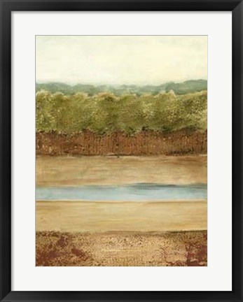 Framed Golden Meadow II Print