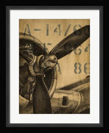 Framed Transcontinental I Print