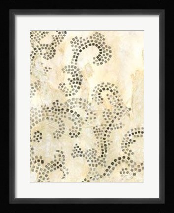 Framed Antique Mosaic II Print