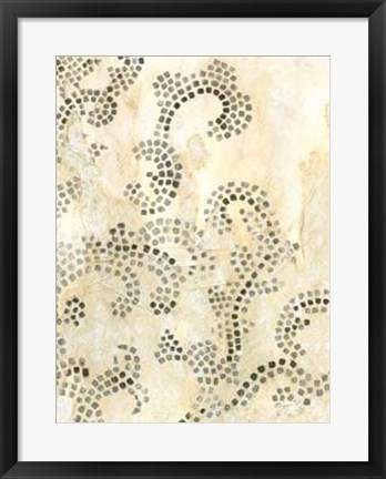 Framed Antique Mosaic II Print