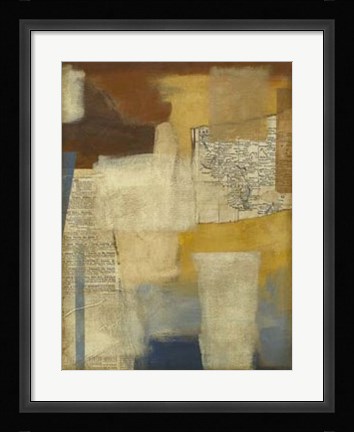 Framed London News II Print