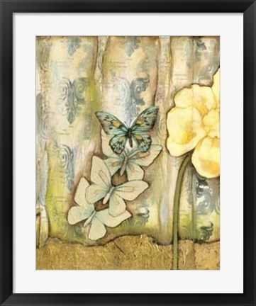 Framed Garden Metamorphosis II Print