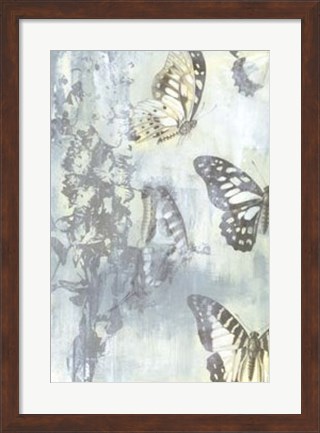Framed Flutter II Print