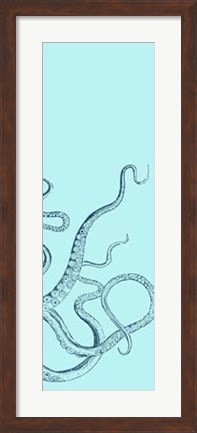 Framed Octopus Triptych III Print
